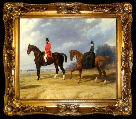 framed  unknow artist Classical hunting fox, Equestrian and Beautiful Horses, 171., ta009-2
